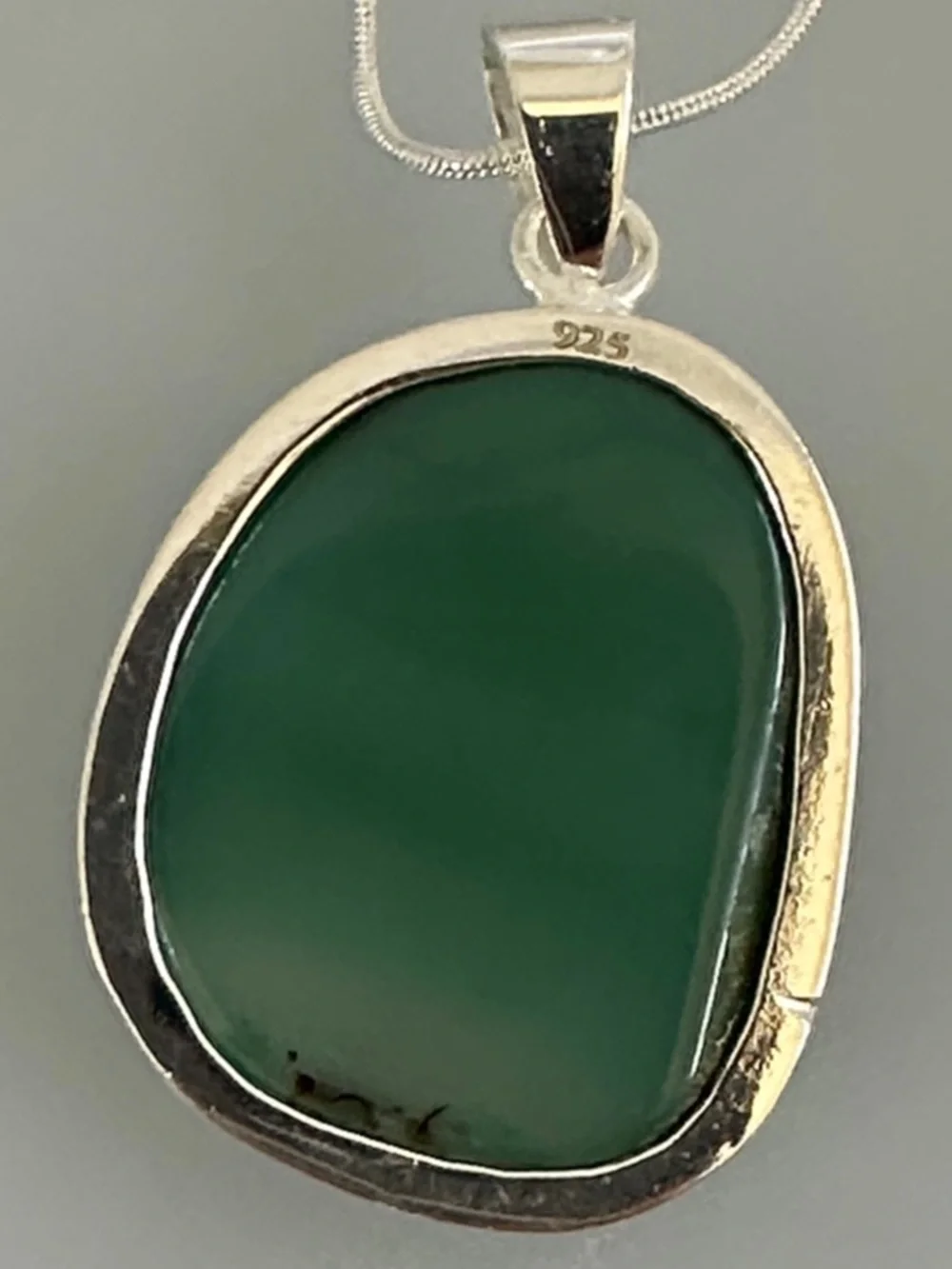 925 Sterling Silver elegant green